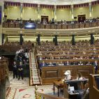 Alberto Nuñez Feijóo en la tribuna del Congreso de los Diputados.