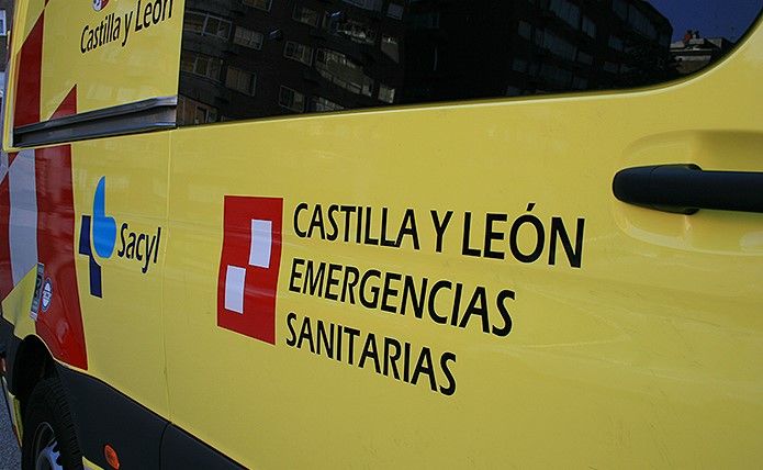 Una ambulancia de Sacyl Una ambulancia de Sacyl