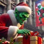 El grinch de la Navidad. Pixabay. 