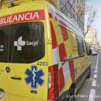 Una ambulancia de Sacyl. (Archivo)