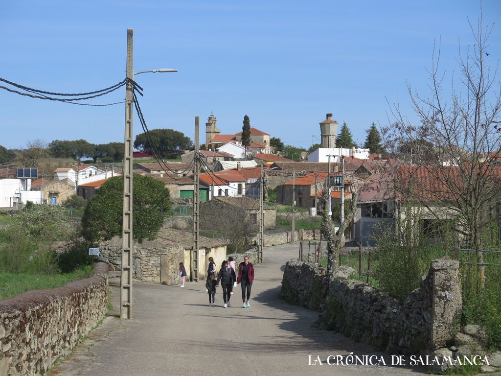 Un pueblo salmantino. (Archivo)