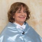 Ana Blandiana cuando fue investida honoris causa por la Usal. (Ical/Formigo)