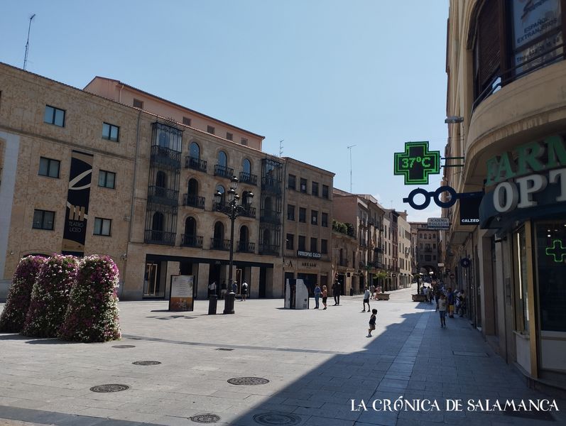 37º grados a la sombra en la calle Toro. (Archivo)