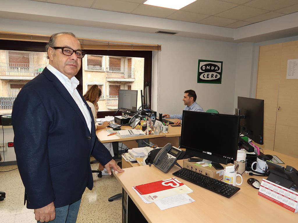 José Antonio Ramos en la emisora de Onda Cero.