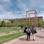 Estudiantes en el campus Unamuno. (Archivo)