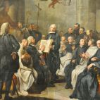 La jura de los doctores de la Universidad, de Francisco Caccianiga. 