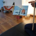 El japa mala es un collar de 108 cuentas que se utiliza para meditar.