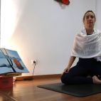 Marta Corrionero, maestra de la escuela de yoga Ganesha Salamanca.