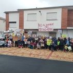 La plataforma Stop Biogás Machacón organizó en 2025 una manifestación en contra de la instalación de la planta de biogás en su territorio.