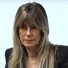 Begoña Gómez, esposa del presidente Sánchez, durante una comparecencia en la Asamblea de Madrid. (Archivo)