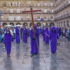 Cofrades de Nuestro Padre Jesús Nazareno y El Santo Entierro. Fotografía. Pablo de la Peña. 