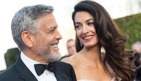 George y Amal Clooney, en una de las fotografías que la abogada comparte en su perfil de Instagram.