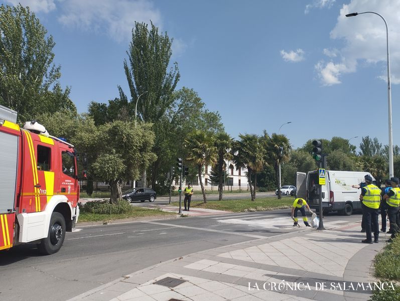 El lugar del accidente.
