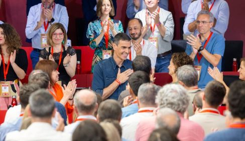 Pedro Sánchez, en el comité federal del sábado.