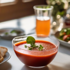 Un tazón de gazpacho. Imagen de Natalia Altyn en Pixabay