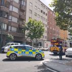 Bomberos y Policía Local en el paseo del Rollo. (ARCHIVO)