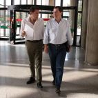 Peio García / ICAL. El presidente Alfonso Fernández Mañueco, asiste a la reunión del CECOPI acompañado por el consejero de Medio Ambiente, Juan Carlos Suárez Quiñones,en agosto de 2025.