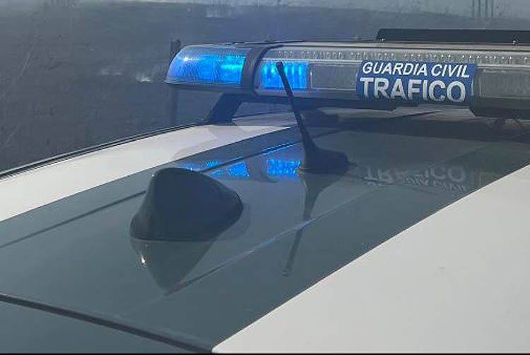 Un coche de la Guardia Civil de Tráfico.
