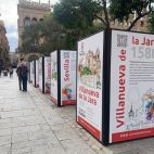 Los cubos en 'honor' de Santa Teresa.