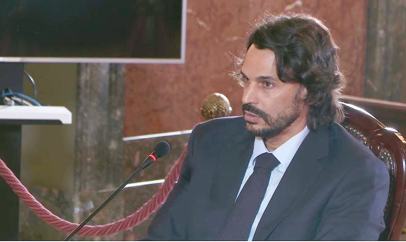 González Amador, en el juicio al fiscal general. González Amador, en el juicio al fiscal general.