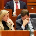 Mañueco, en el pleno en el quela oposición tumbó los presupuestos de 2026. (Ical)