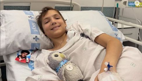 María Caamaño Núñez fue operada de su pie derecho en el hospital de Salamanca en noviembre de 2025. Instagram. 