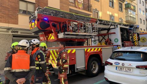 Una dotación de bomberos de Salamanca. (ARCHIVO)