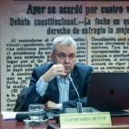 Santos Cerdán, este miércoles en el Senado. Santos Cerdán, este miércoles en el Senado.