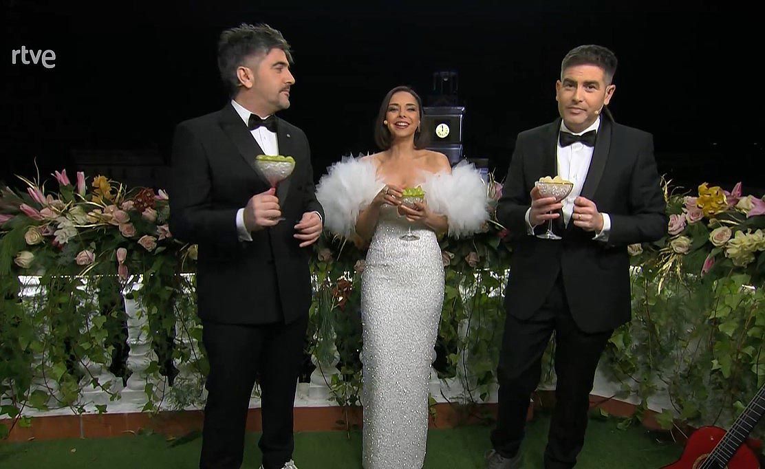 Chenoa y Estopa, mientras arrasaban en audiencia. (TVE)
