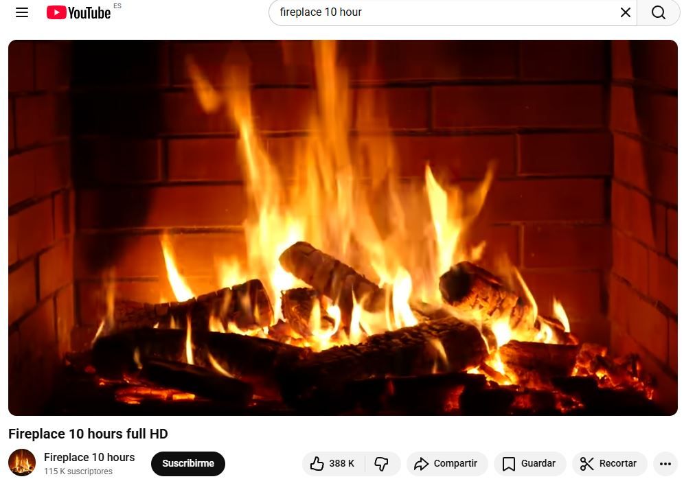 La chimenea millonaria de Youtube.