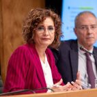 María Jesús Montero, ministra de Hacienda, este viernes.