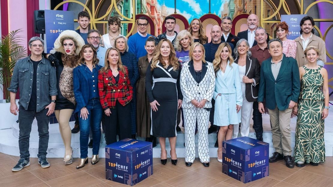 Los protagonistas de Top Chef: Dulces y Famosos de TVE.