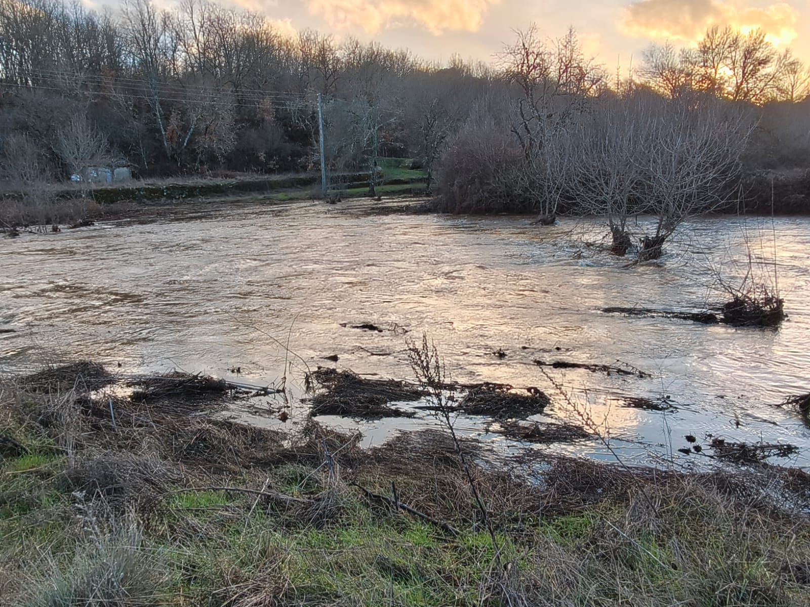 El arroyo Riofrío, este viernes.