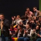 Abascal, en un mitin en Ávila, el 11 de febrero. (Ical)