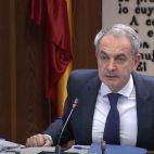 Zapatero en su comparecencia en el Senado. (Archivo)