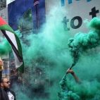 Una protesta. Fotografía. Instagram. Palestine Action.