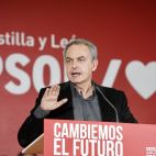 Zapatero, en marzo de 2026 en León. (Ical)