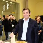Mañueco, votando este domingo.