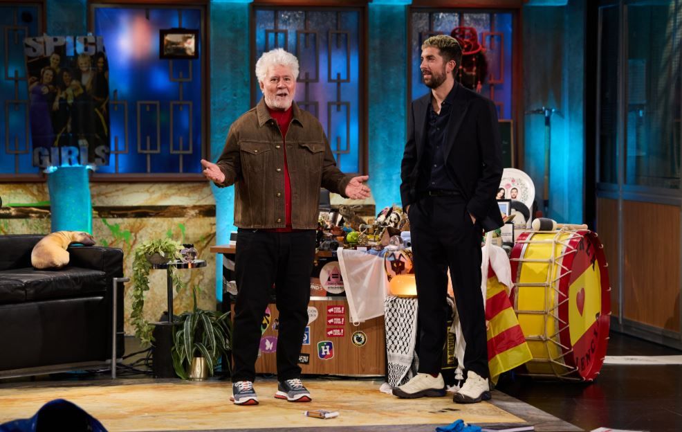 Pedro Almodóvar, este jueves en La Revuelta.
