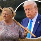 La gallega, 'gemela' de Trump. (RRSS)