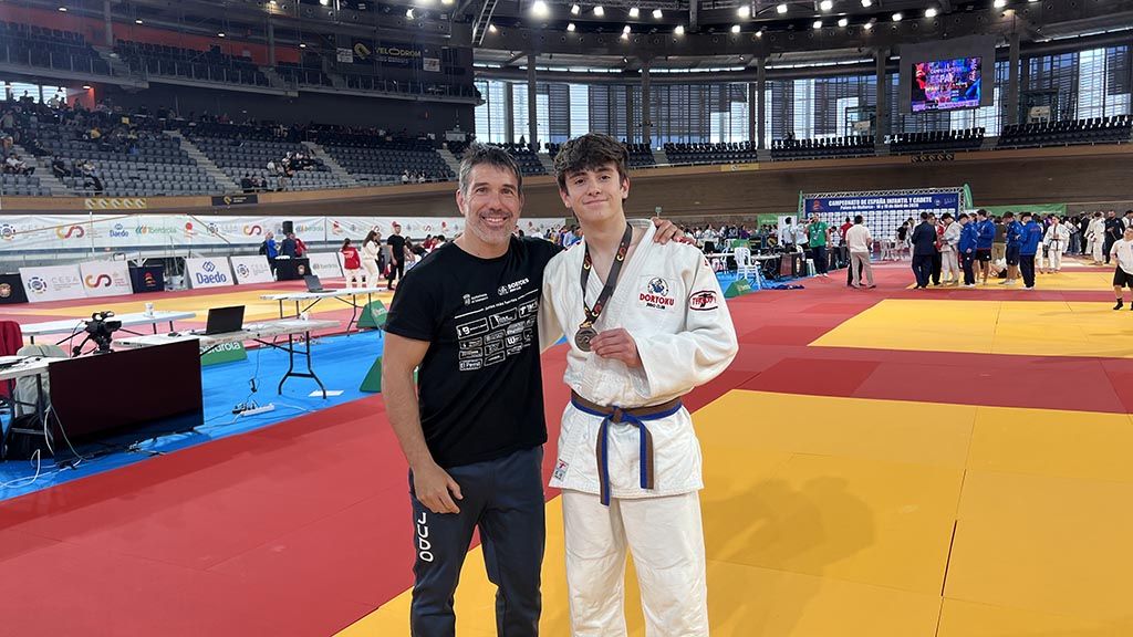 El judoka salmantino Isaac Martínez, del club Doryoku.