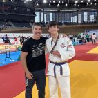 El judoka salmantino Isaac Martínez, del club Doryoku.