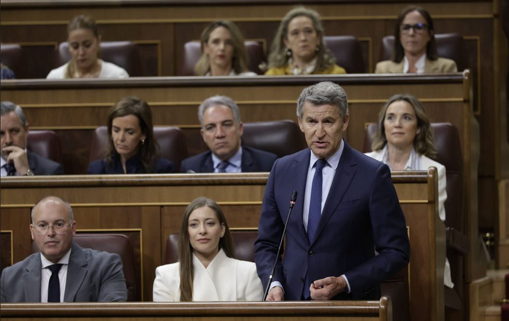 Feijóo, este miércoles en el Congreso. (Congreso) Feijóo, este miércoles en el Congreso. (Congreso)