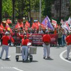 Manifestación del 1 de mayo. Fotografía. Pablo de la Peña. 