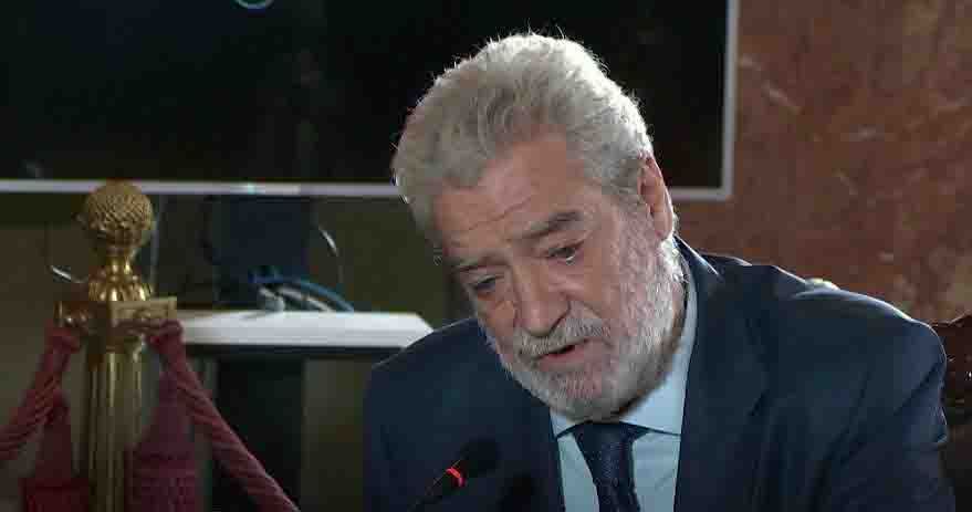 Miguel Ángel Rodríguez, en el juicio contra el exfiscal general. (Archivo)