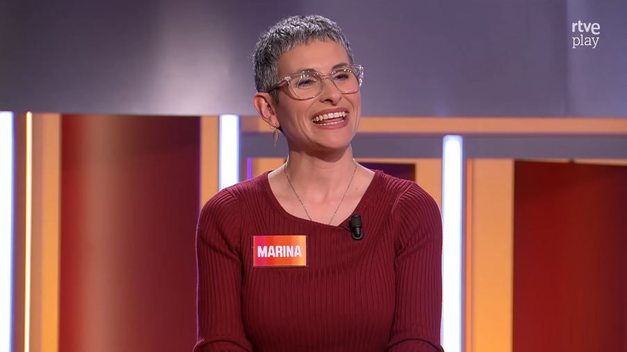 Marina, la concursante que recibió la pregunta.