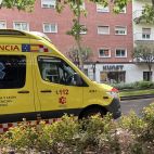 Una ambulancia en la calle