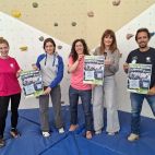 Presentación de las primeras jornadas gratuitas de iniciación a la escalada en el Lazarillo de Tormes. 