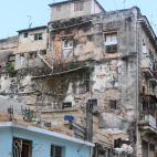 Un edificio en La Habana. 