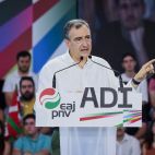 Aitor Esteban, este domingo, en Durango. (PNV) Aitor Esteban, este domingo, en Durango. (PNV)